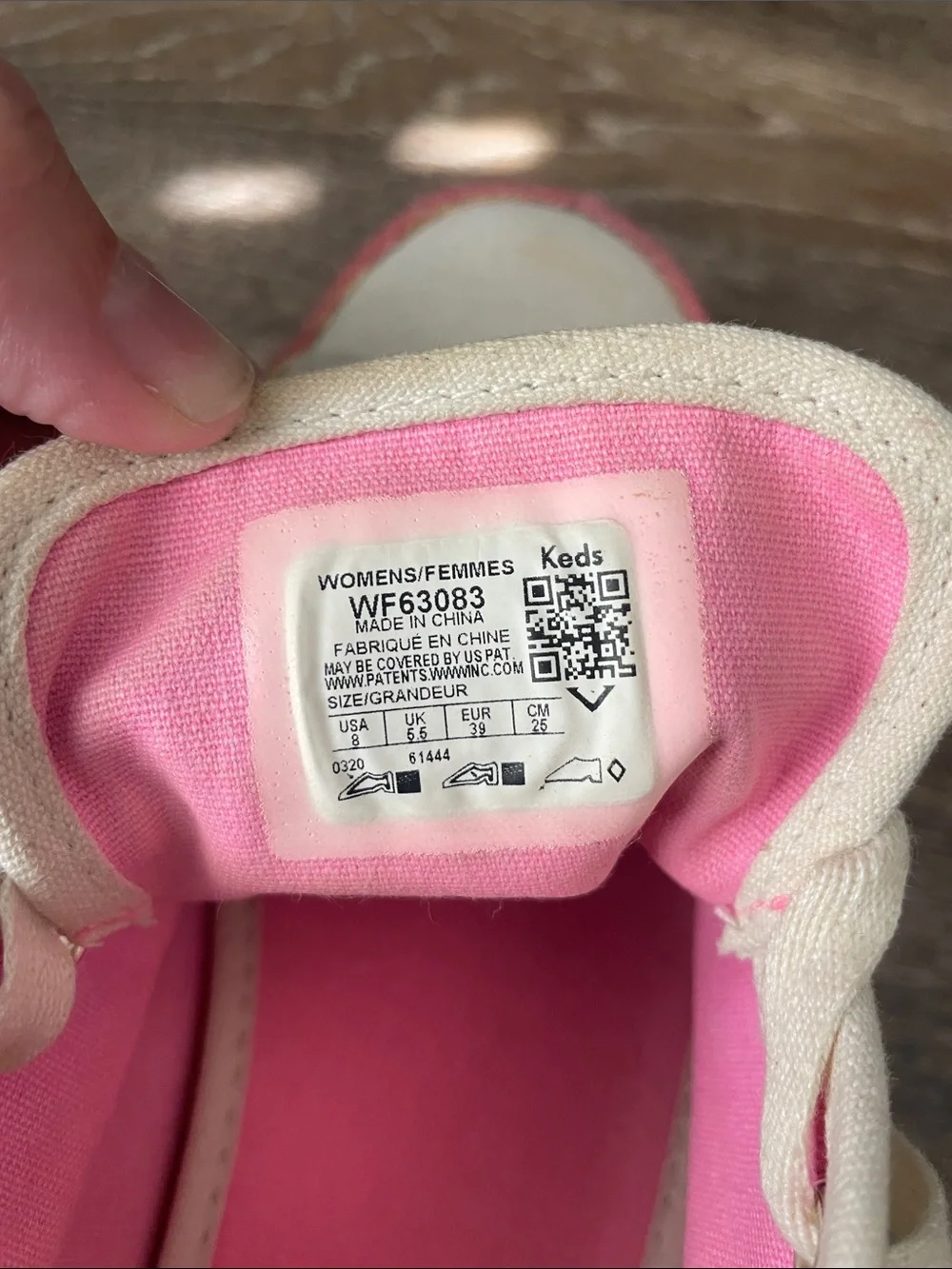 KATE SPADE KEDS Cream Platform Sneakers with Pink and Yellow Trim